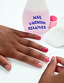 Nail varnish remover