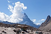 Gorner glacier and Matterhorn