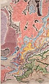 Geological map of the West Midlands,UK