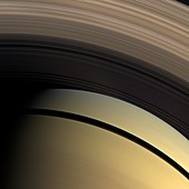 Saturn's inner rings,Cassini image