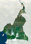 Cameroon,satellite image