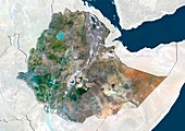 Ethiopia,satellite image