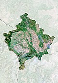 Kosovo,satellite image