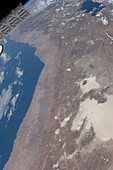 Peru and Bolivia from space,ISS image