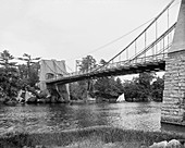 Chain Bridge at Newburyport,USA,1900
