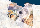 Libya,satellite image