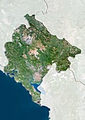 Montenegro,satellite image