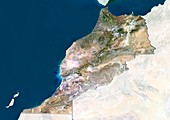 Morocco,satellite image
