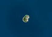 Nauru,satellite image