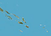 Solomon Islands,satellite image