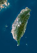 Taiwan,satellite image