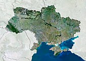 Ukraine,satellite image