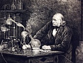 Chemistry experiment,19th century