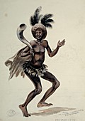 African court jester,artwork