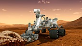 Curiosity rover,artwork