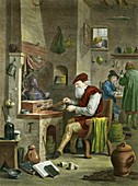 18th Century alchemist,artwork