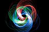 Light spirals,artwork