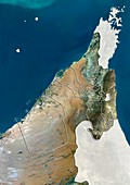 United Arab Emirates,satellite image