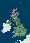 United Kingdom,satellite image