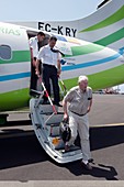 Neil Armstrong at La Palma Airport