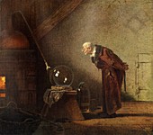 Alchemy experiment,19th century