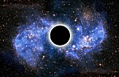 Black hole,artwork