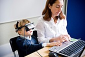 Virtual reality in child psychiatry