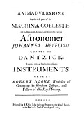 Hooke on Hevelius,1674