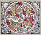Christianized constellations,1708