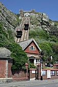 Funicular railway,Hastings,UK