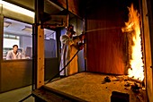 Fire resistance testing