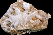 Albite crystals