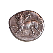 Ancient Greek coin 430-390 BCE