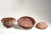 Cypriot terracotta bowls