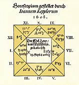 Albrecht von Waldstein horoscope,1608