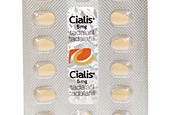 Bubble pack of Cialis tablets