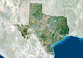 Texas,USA,satellite image