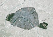 Paris,France,satellite image