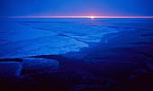 Midnight Sun,Antarctica