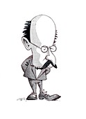 Max Planck,caricature