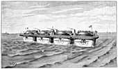 Ernest Bazin roller ship,1897