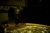 Earth at night,ISS image
