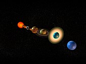 Solar system,artwork