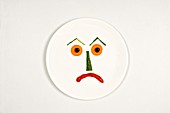 Sad food face