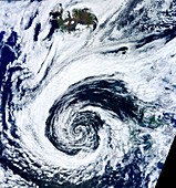 Atlantic low pressure,satellite image