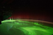 Aurora australis,ISS image