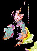 Geological map of the British Isles