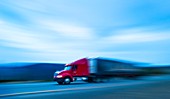 Truck on motorway