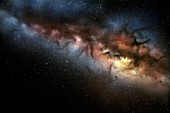 Milky Way galactic centre,artwork
