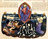 Resurrection of the dead,1430 artwork